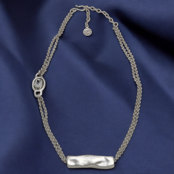 Hand Made Pewter Necklace - SKU# 1587-11 - Image 2