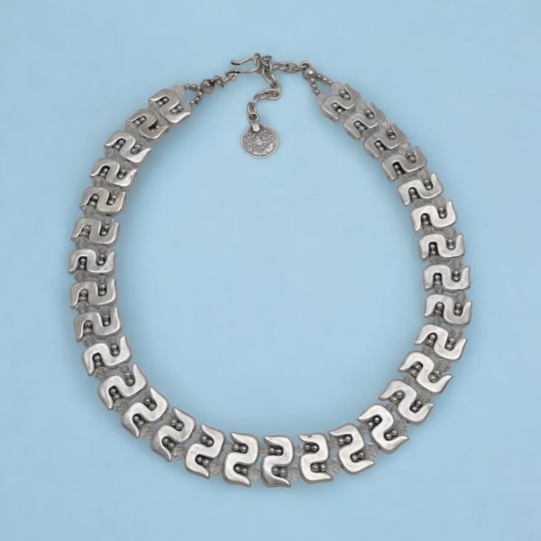 Hand Made Pewter Necklace - SKU# 1588-11 - Image 2