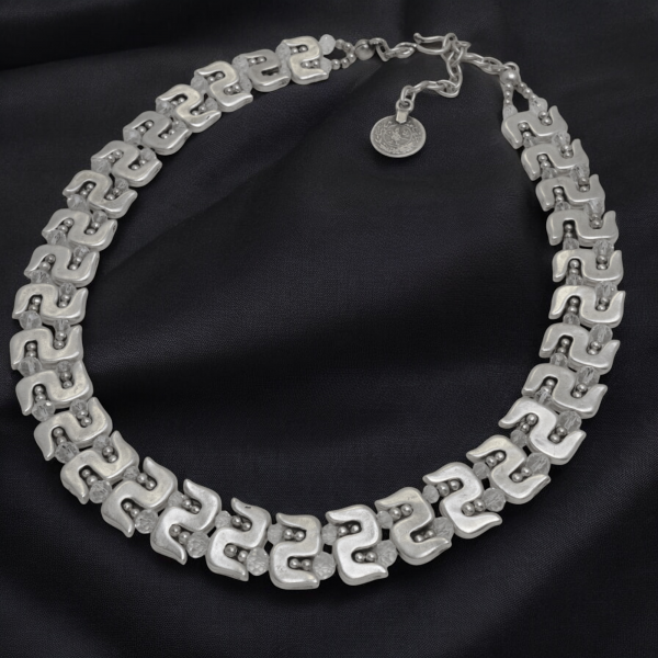 Hand Made Pewter Necklace - SKU# 1588-11 - Image 4
