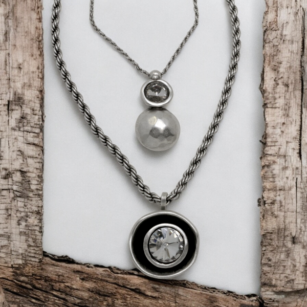 Hand Made Pewter Necklace - SKU# 1590-11