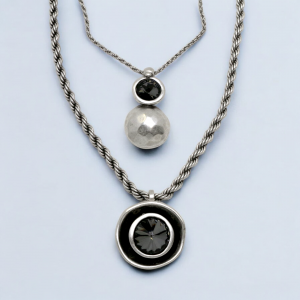 Hand Made Pewter Necklace - SKU# 1590-75G