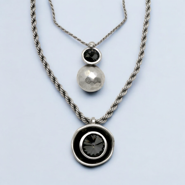 Hand Made Pewter Necklace - SKU# 1590-75G