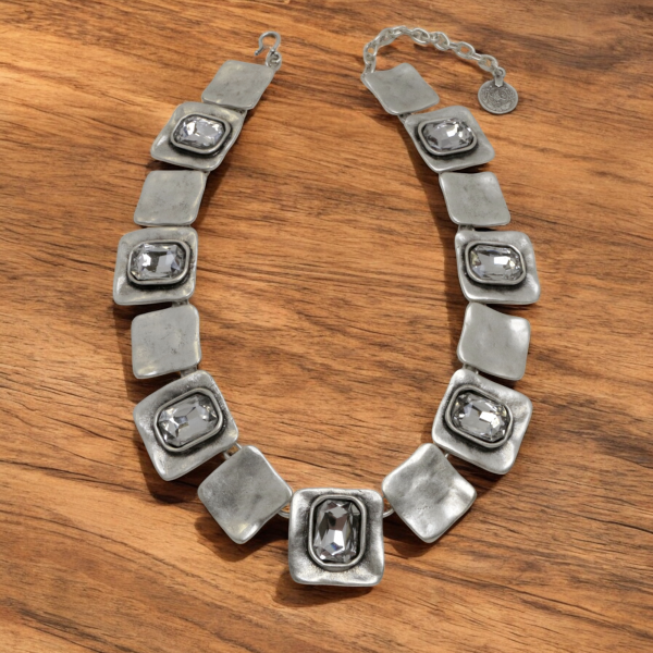 Hand Made Pewter Necklace - SKU# 1591-11 - Image 4