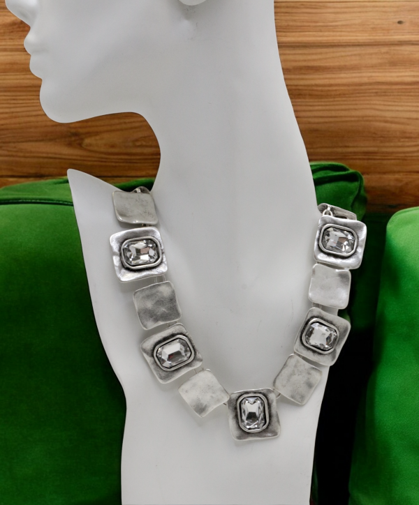 Hand Made Pewter Necklace - SKU# 1591-11 - Image 3