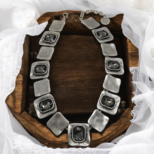 Hand Made Pewter Necklace - SKU# 1591-75G