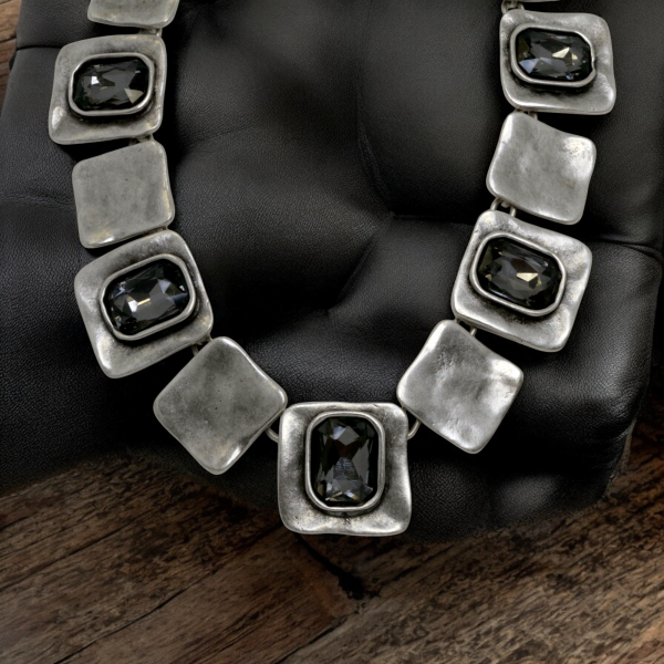 Hand Made Pewter Necklace - SKU# 1591-75G - Image 2