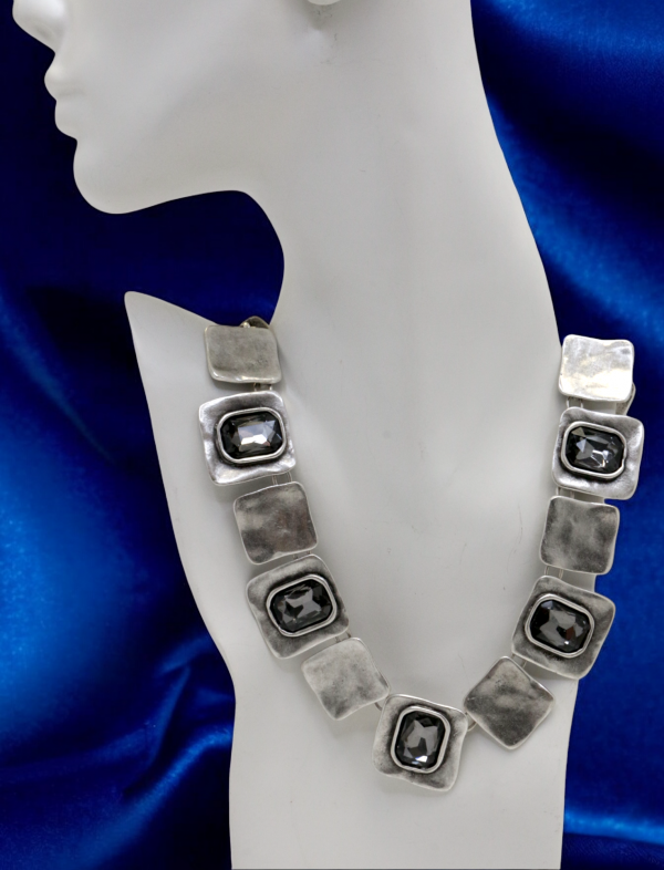 Hand Made Pewter Necklace - SKU# 1591-75G - Image 3