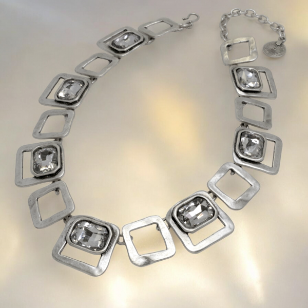 Hand Made Pewter Necklace - SKU# 1592-11 - Image 4