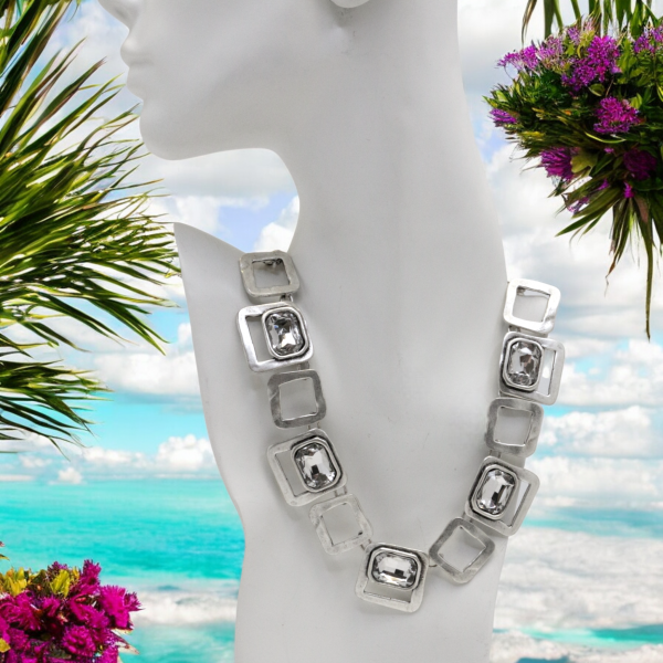Hand Made Pewter Necklace - SKU# 1592-11 - Image 3