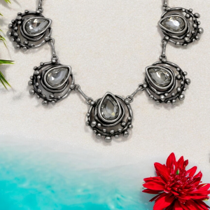Hand Made Pewter Necklace - SKU# 1597-11