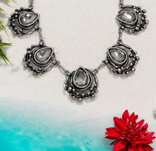 Hand Made Pewter Necklace - SKU# 1597-11