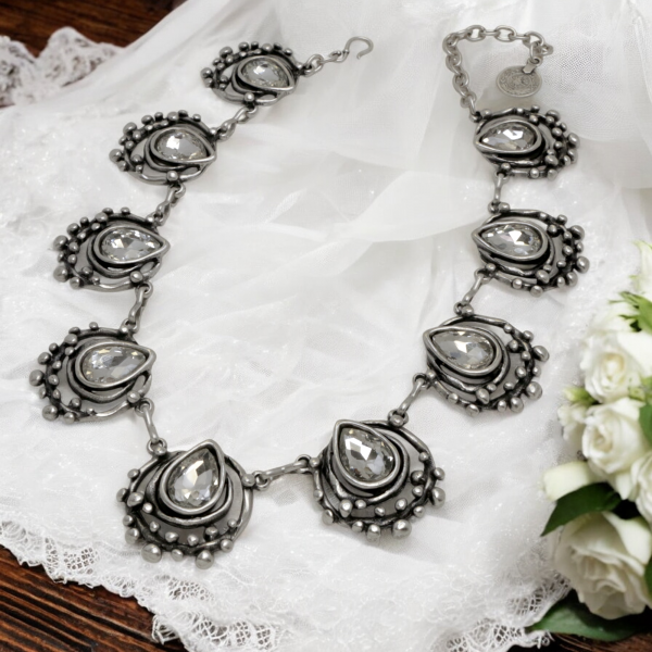Hand Made Pewter Necklace - SKU# 1597-11 - Image 4