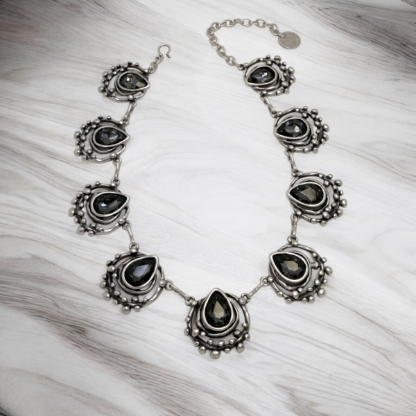 Hand Made Pewter Necklace - SKU# 1597-75G - Image 4