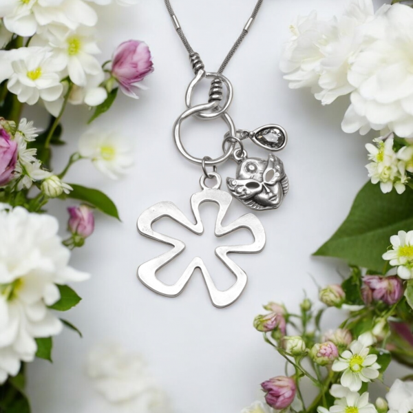Hand Made Pewter Necklace - SKU# 1617-11