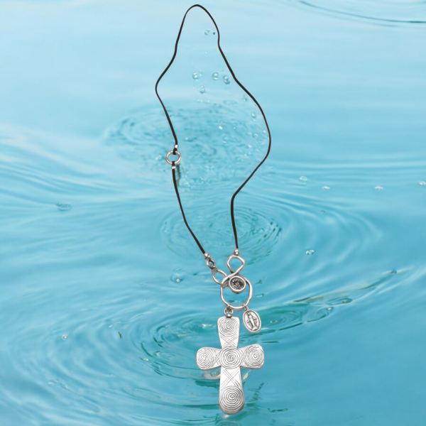 Hand Made Pewter Necklace - SKU# 1634-11 - Image 4