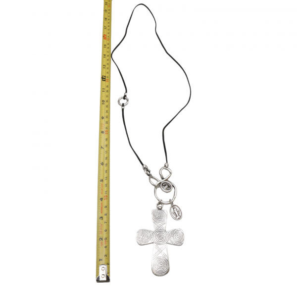 Hand Made Pewter Necklace - SKU# 1634-11 - Image 5