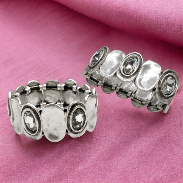 Hand Made Pewter Bracelet - SKU# 2476- - Image 2