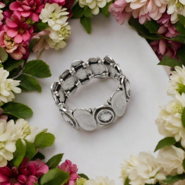 Hand Made Pewter Bracelet - SKU# 2476- - Image 4