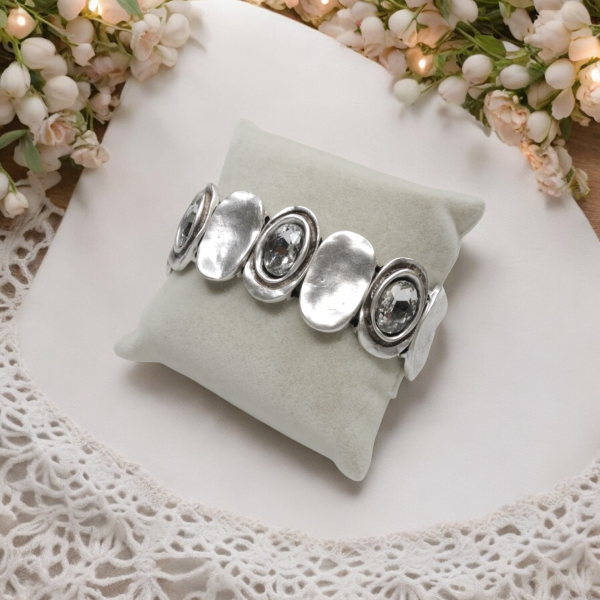 Hand Made Pewter Bracelet - SKU# 2476- - Image 5