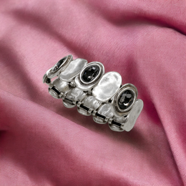 Hand Made Pewter Bracelet - SKU# 2476-65G - Image 2