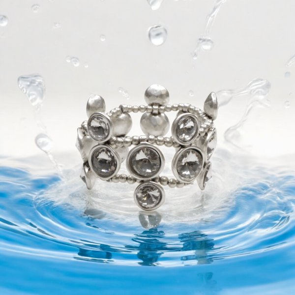 Hand Made Pewter Bracelet - SKU# 2477- - Image 2