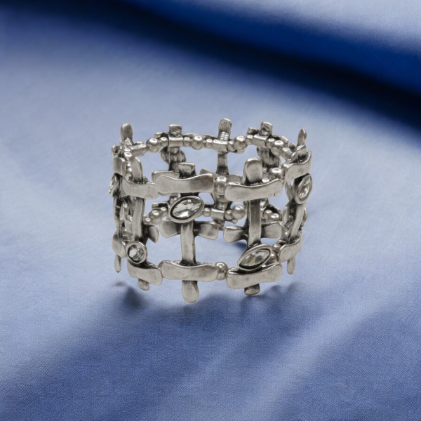Hand Made Pewter Bracelet - SKU# 2478- - Image 3