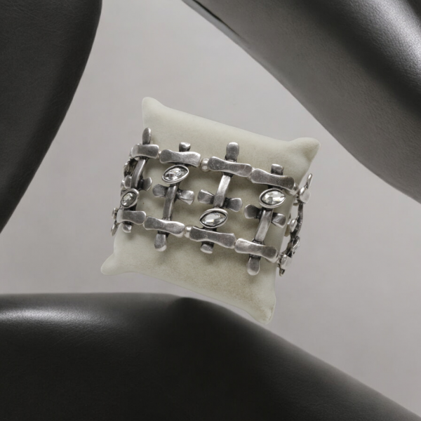 Hand Made Pewter Bracelet - SKU# 2478- - Image 4