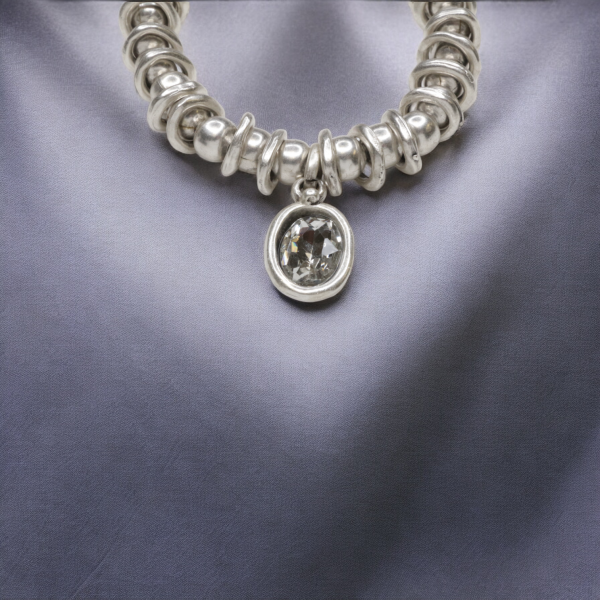 Hand Made Pewter Bracelet - SKU# 2481- - Image 2