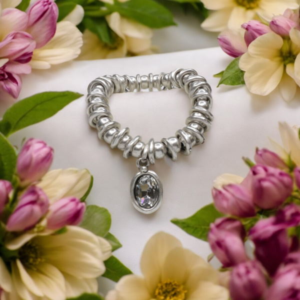 Hand Made Pewter Bracelet - SKU# 2481- - Image 4