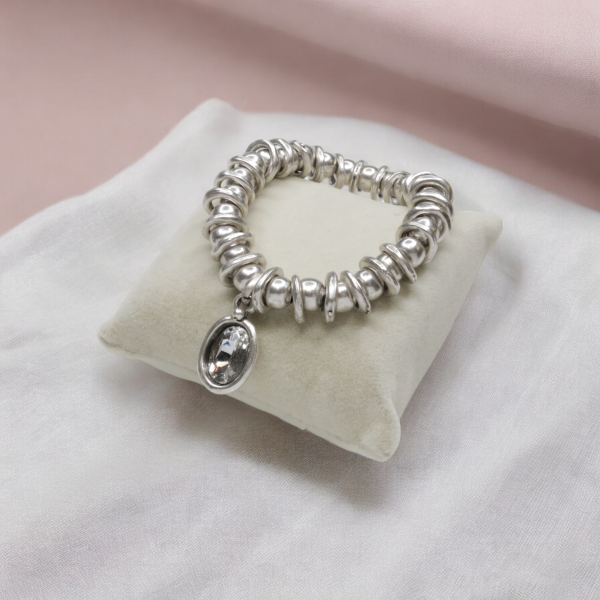 Hand Made Pewter Bracelet - SKU# 2481- - Image 5