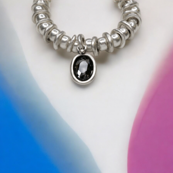 Hand Made Pewter Bracelet - SKU# 2481- 65G - Image 2
