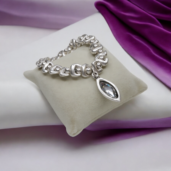 Hand Made Pewter Bracelet - SKU# 2482- - Image 4