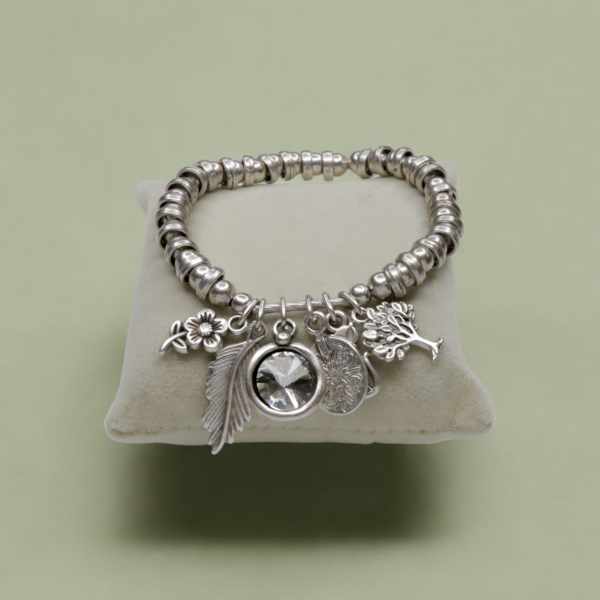 Hand Made Pewter Bracelet - SKU# 2483- - Image 3