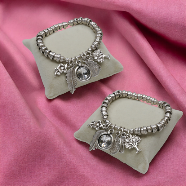 Hand Made Pewter Bracelet - SKU# 2483- - Image 4