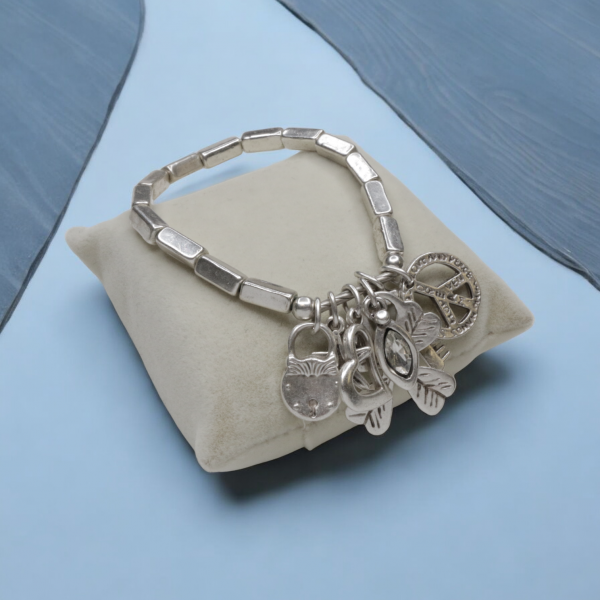 Hand Made Pewter Bracelet - SKU# 2486- - Image 3