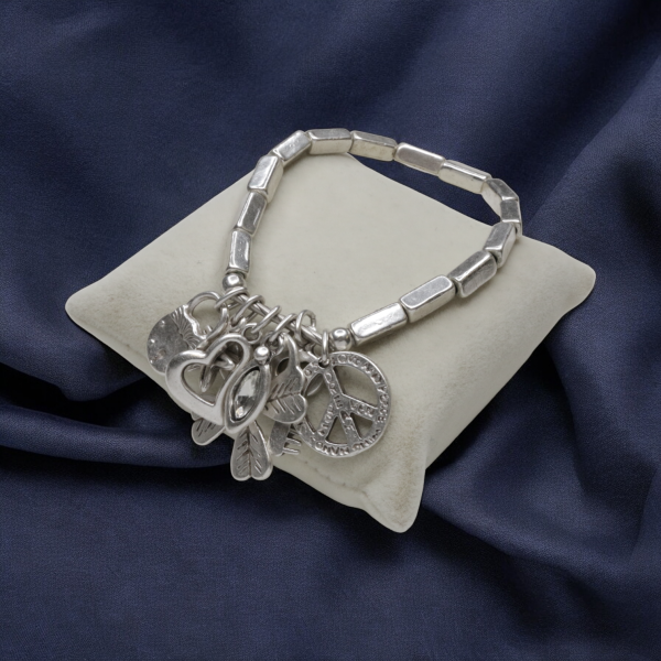 Hand Made Pewter Bracelet - SKU# 2486- - Image 4