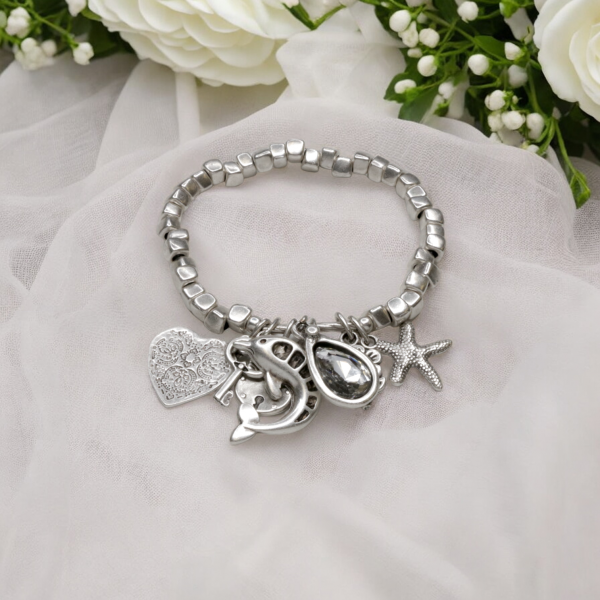 Hand Made Pewter Bracelet - SKU# 2487- - Image 3