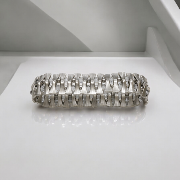 Hand Made Pewter Bracelet - SKU# 2490- - Image 2