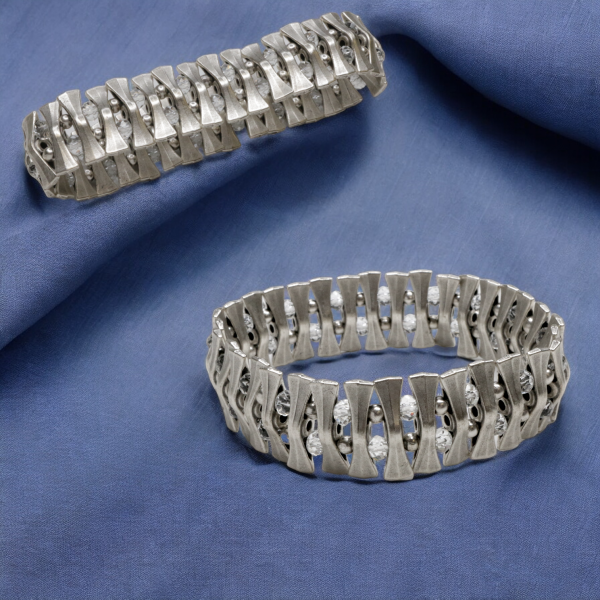 Hand Made Pewter Bracelet - SKU# 2490-