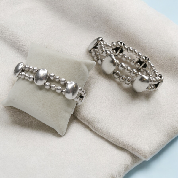 Hand Made Pewter Bracelet - SKU# 2491- - Image 3
