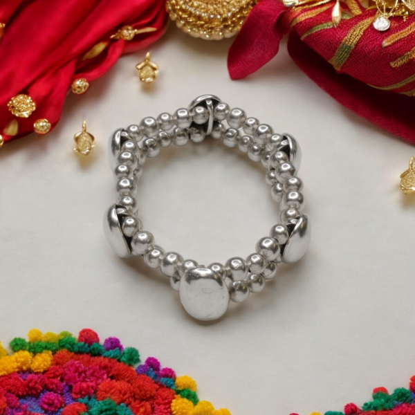 Hand Made Pewter Bracelet - SKU# 2491- - Image 4