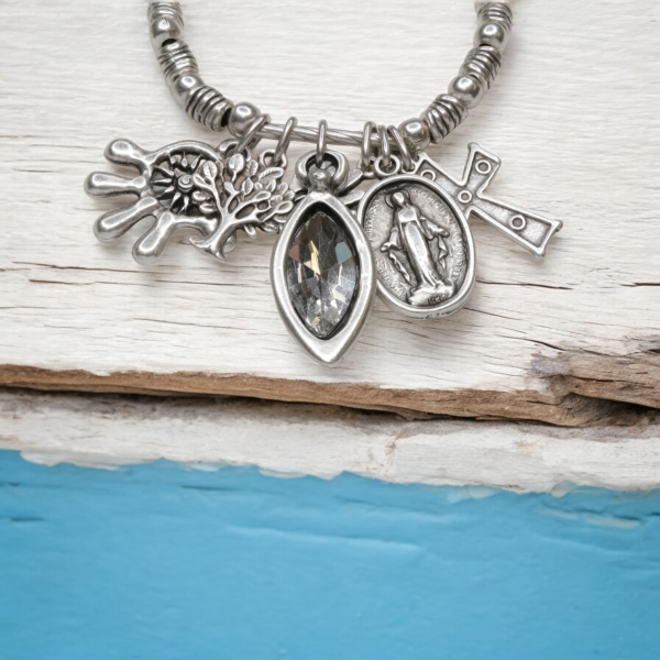 Hand Made Pewter Bracelet - SKU# 2497- - Image 3