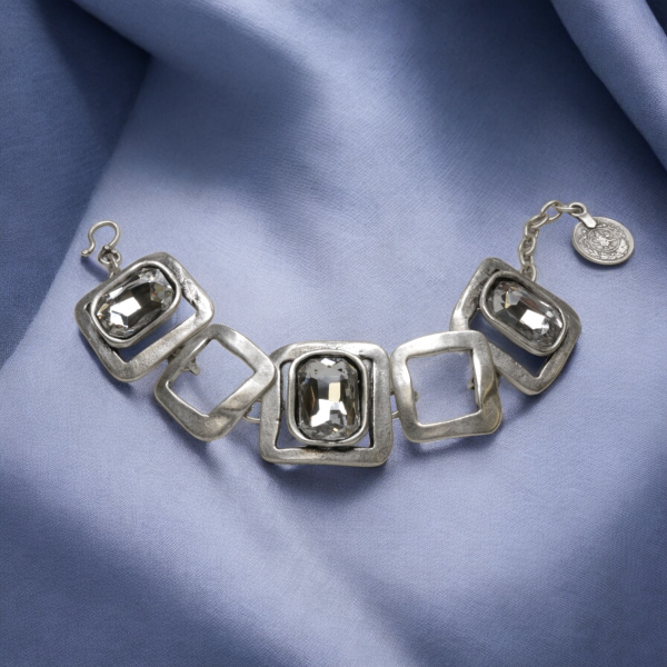 Hand Made Pewter Bracelet - SKU# 2500- - Image 2