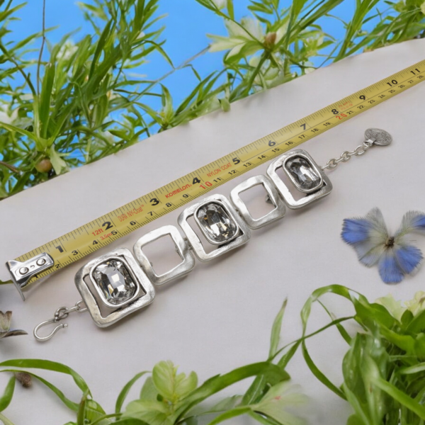 Hand Made Pewter Bracelet - SKU# 2500- - Image 4