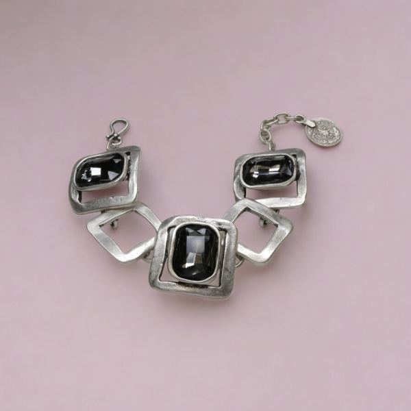 Hand Made Pewter Bracelet - SKU# 2500-55G - Image 2