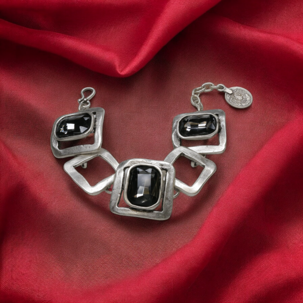Hand Made Pewter Bracelet - SKU# 2500-55G