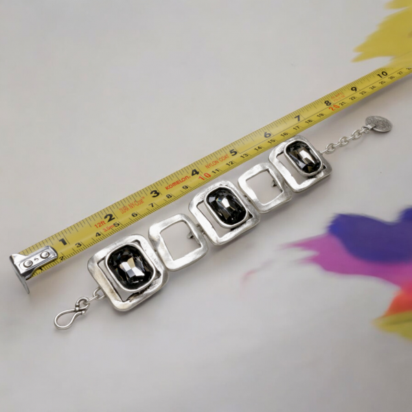 Hand Made Pewter Bracelet - SKU# 2500-55G - Image 4