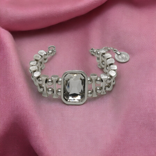 Hand Made Pewter Bracelet - SKU# 2506- - Image 5