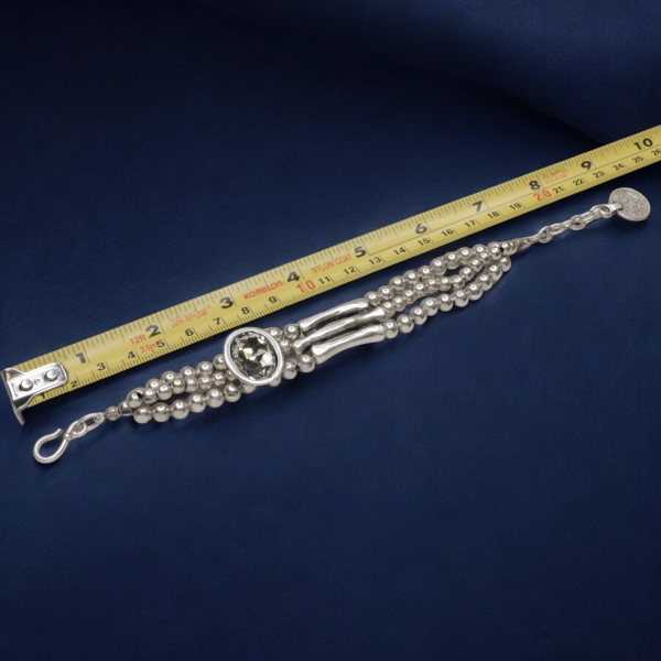 Hand Made Pewter Bracelet - SKU# 2507- - Image 4