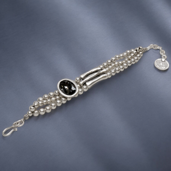 Hand Made Pewter Bracelet - SKU# 2507-55G - Image 3